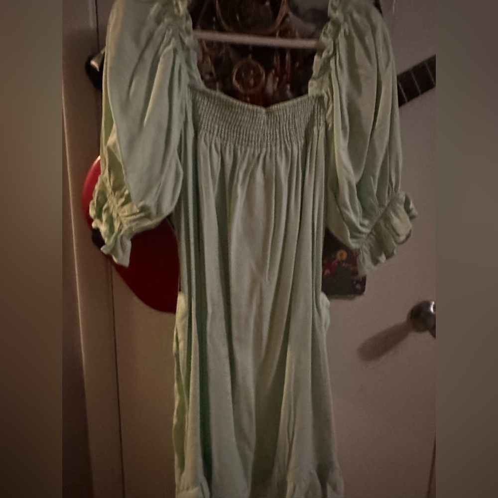 Cute mint green dress in size 14/16 by Eloquii. New with tag.